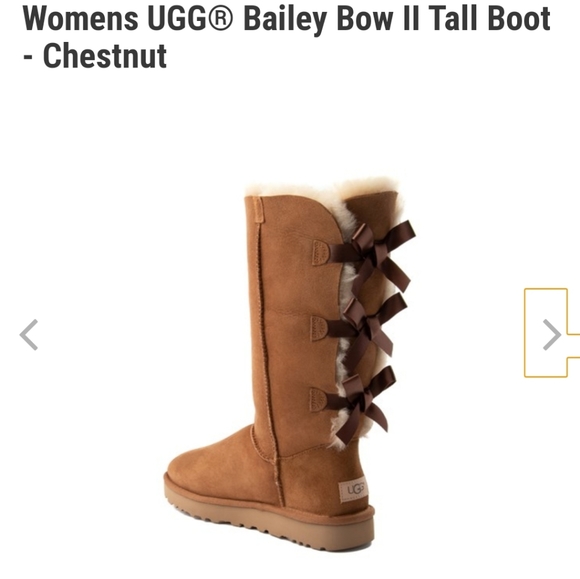UGG Shoes - UGG Bailey Bow 2 Tall Chestnut Boots